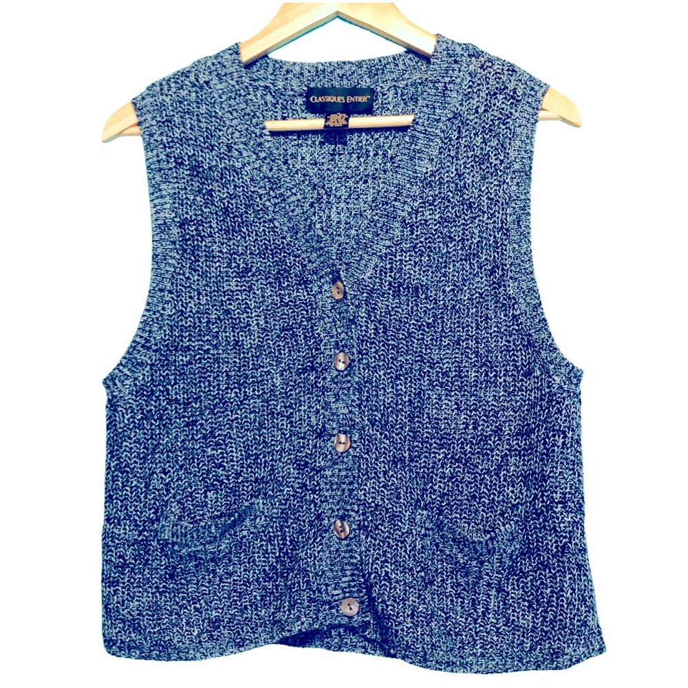 Vintage Classiques Entier Button Down Sweater Vest